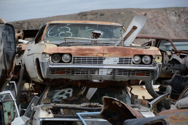 junkyard cars