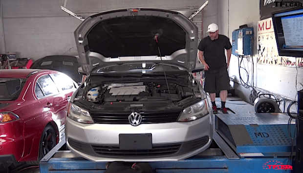 2011 VW Jetta TDI power loss dyno emissions test