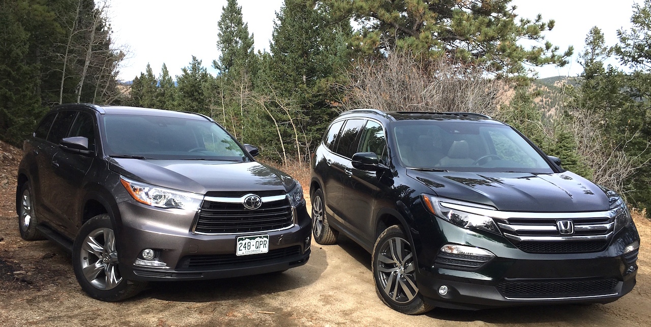 Toyota-Highlander-Honda-Pilot