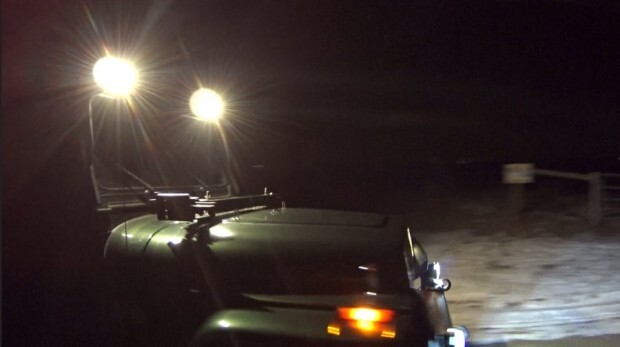 1995 Jeep Wrangler YJ with light bar