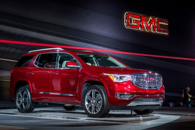 2017 GMC Acadia at 2016 NAIAS in Detroit