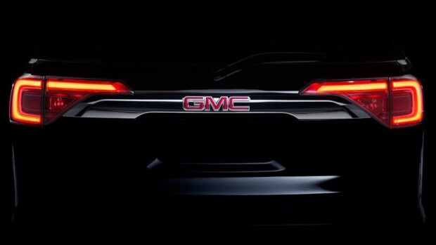 gmc 2017 acadia tease