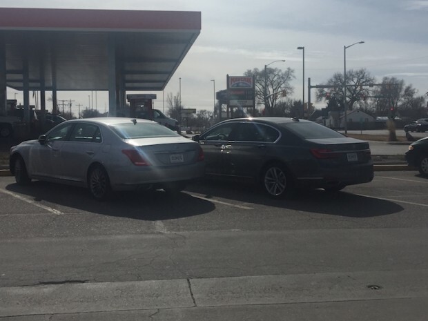 Genesis G90 Spy shot