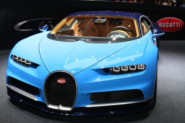 Bugatti Chiron front angle