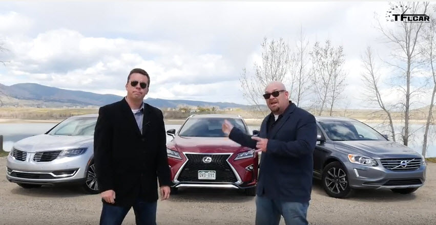 Lincoln MKX vs Lexus RX 350 vs Volvo XC60 T6