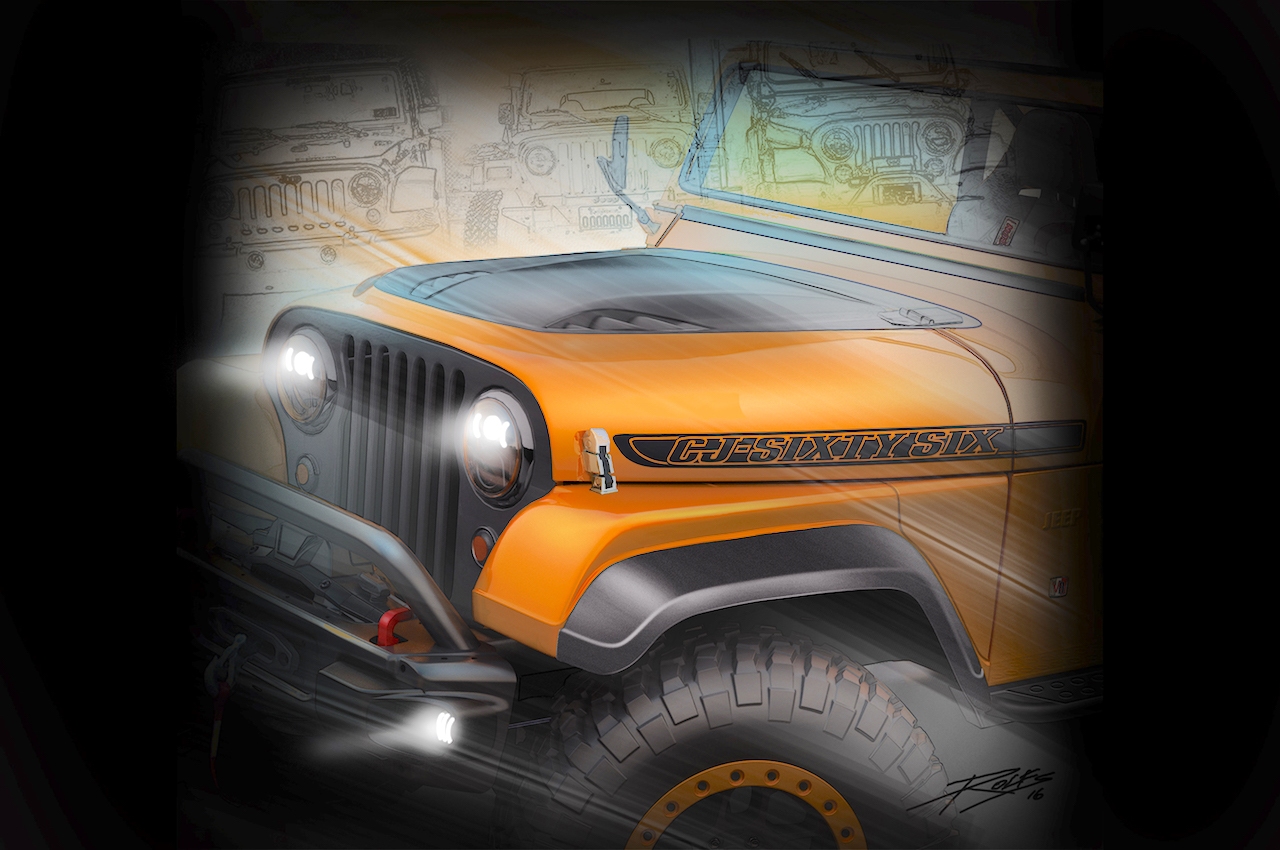 2016 sema cj-66 wrangler mopar concept