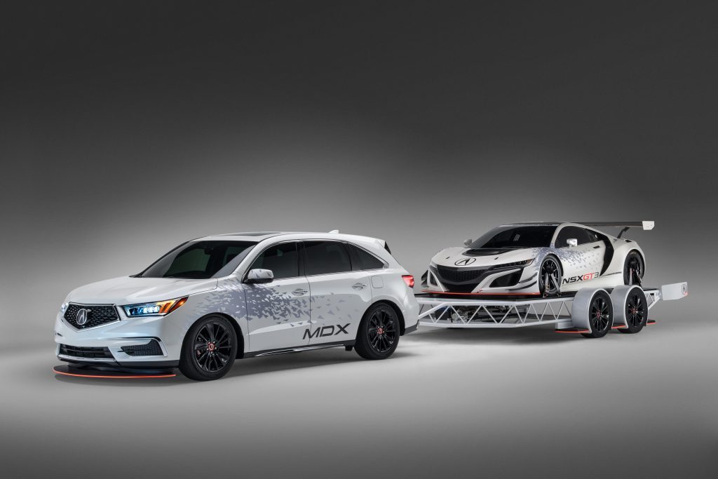 2017 Acura MDX / NSX GT3 / Custom Trailer
