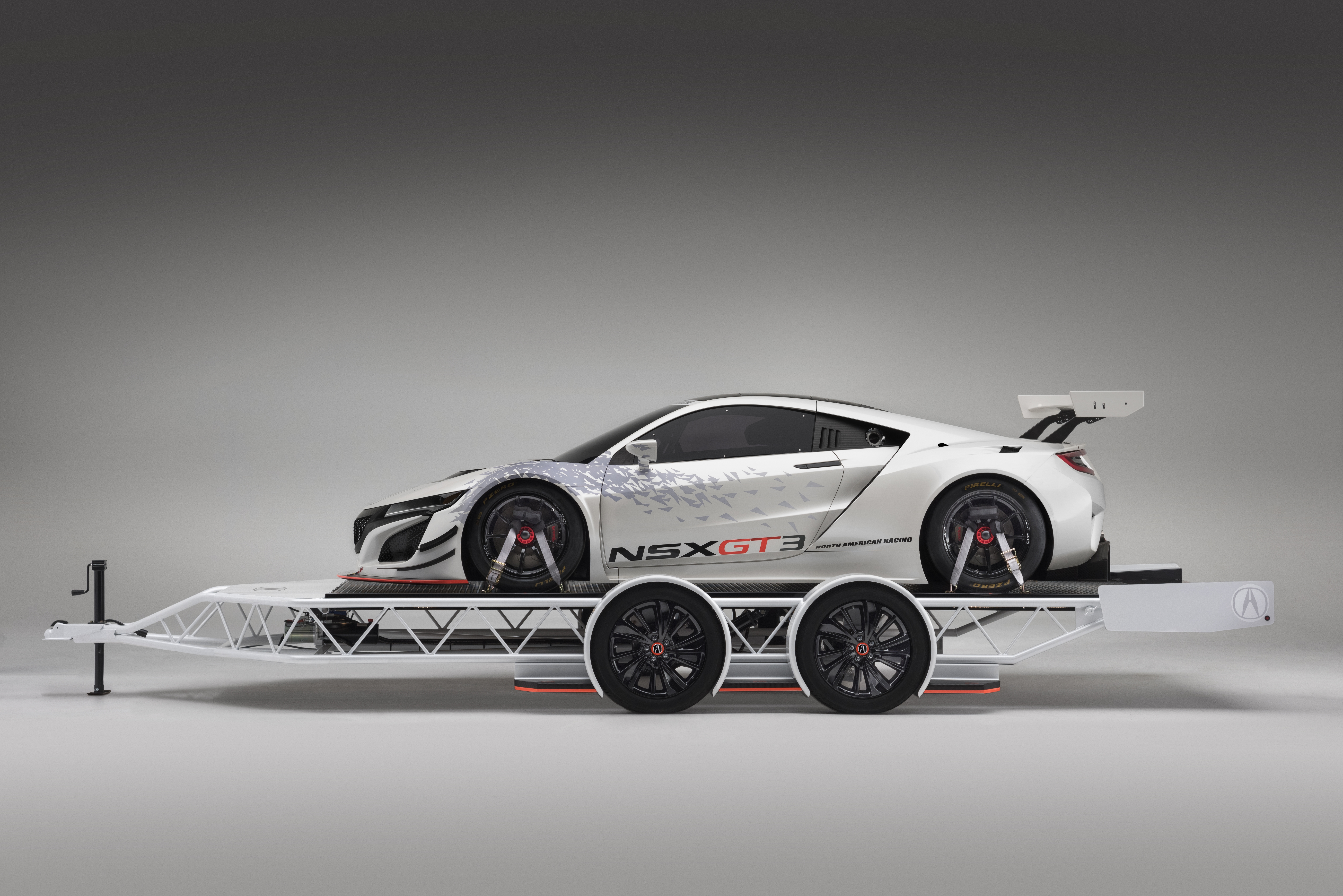 2017 Acura MDX / NSX GT3 / Custom Trailer