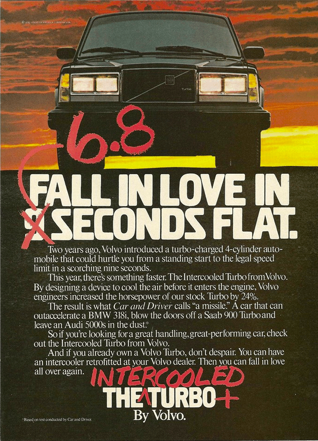 240 Turbo - Vintage Ad