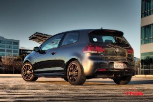 VW Golf R Mk6 setup with new Continental tires and Neuspeed wheels