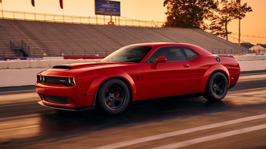 2018 dodge challenger demon leak official debut horsepower specs