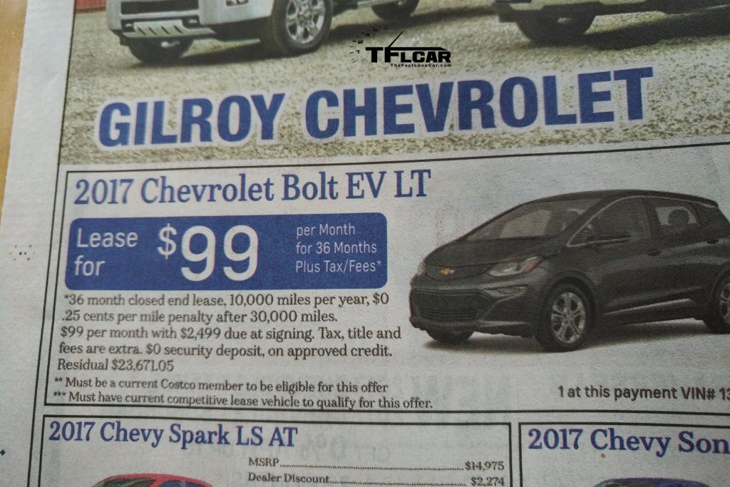 Why Are Chevy Dealers Offering $99/month Leases on the Bolt?