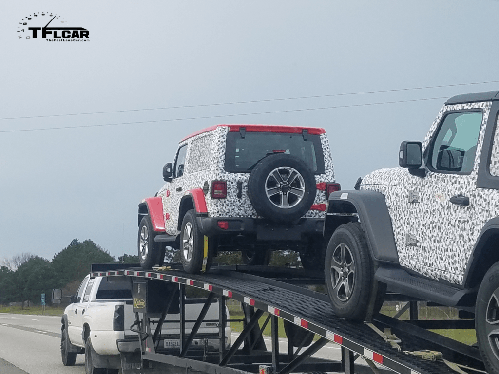 European-Spec Jeep Wrangler JL Spy Shot