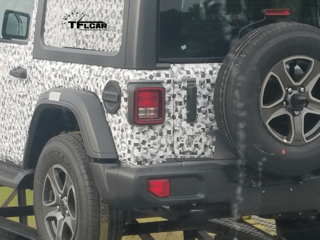European-Spec Jeep Wrangler JL Spy Shot
