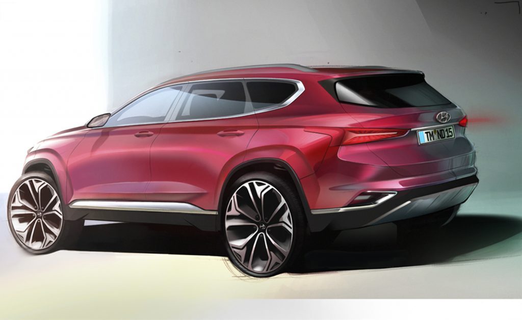 2018 Hyundai Santa Fe Rendering and Kona Super Bowl ad