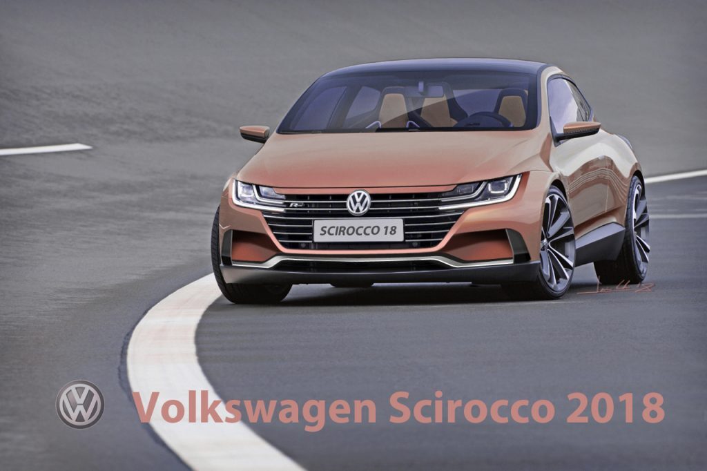 New Volkswagen Scirocco rendering