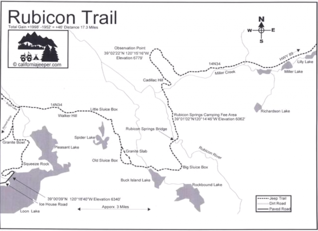 2018 Jeep Wrangler on the Rubicon Trail