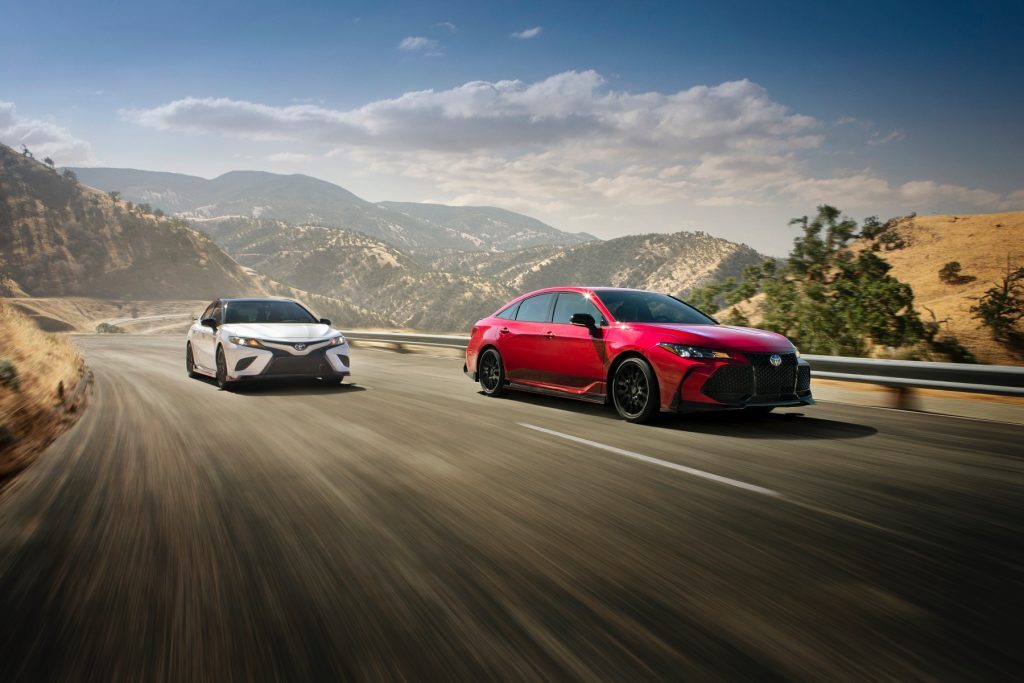 2020 Toyota Camry TRD and Avalon TRD