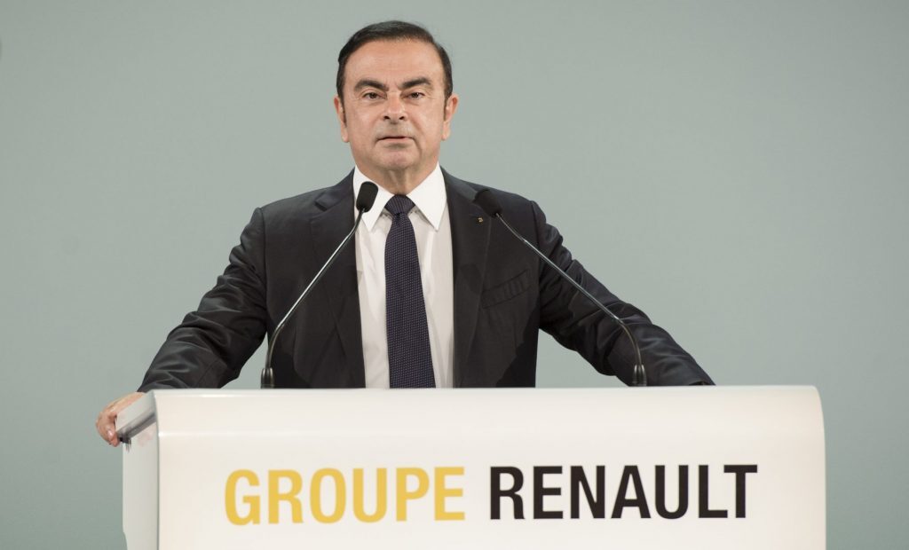 Carlos Ghosn as Renault CEO and chairman