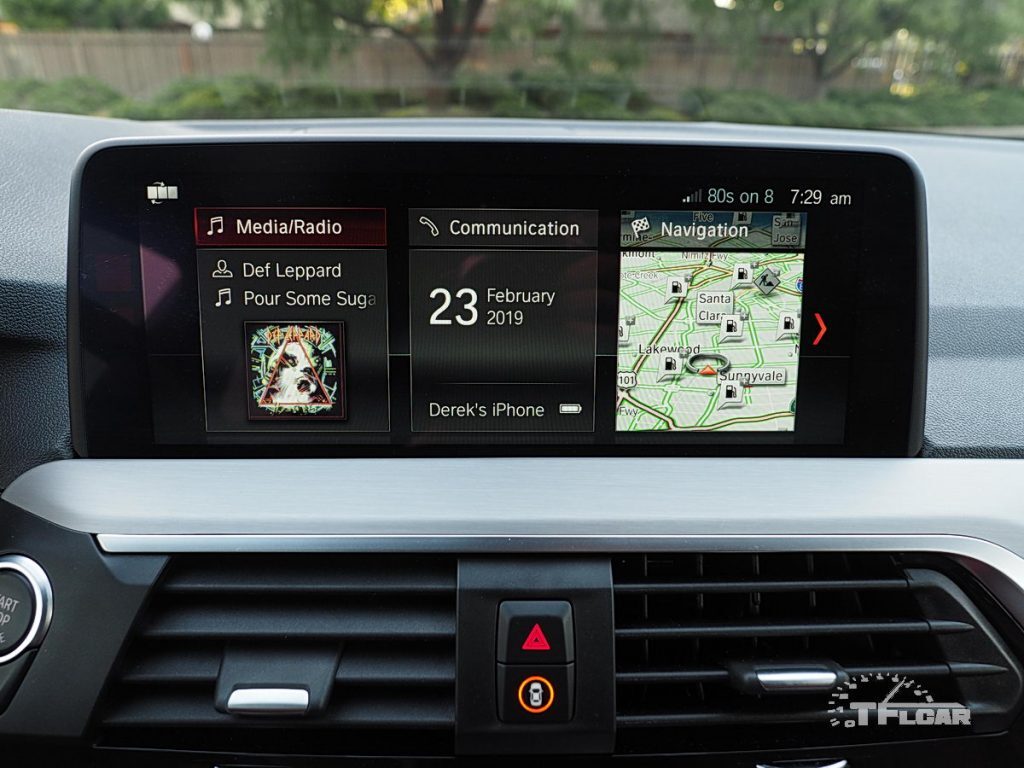 10-inch touchscreen display 2019 BMW X4 xDrive30i