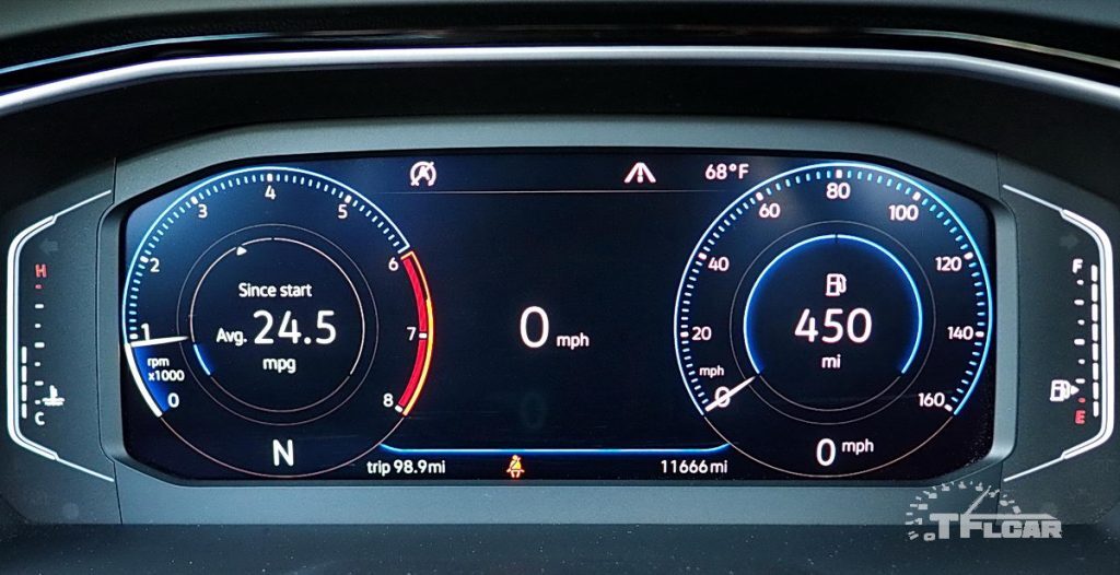 2019 vw jetta digital cockpit display
