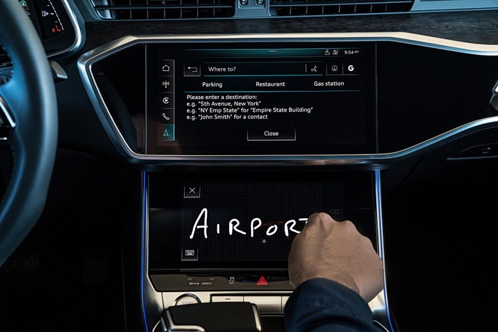 2019 audi a7 dual split screen