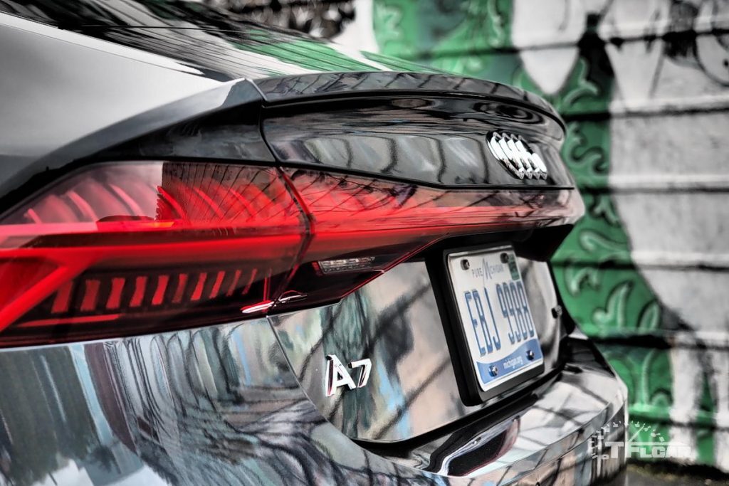 2019 Audi A7 rear deck lid with speed activated spoiler