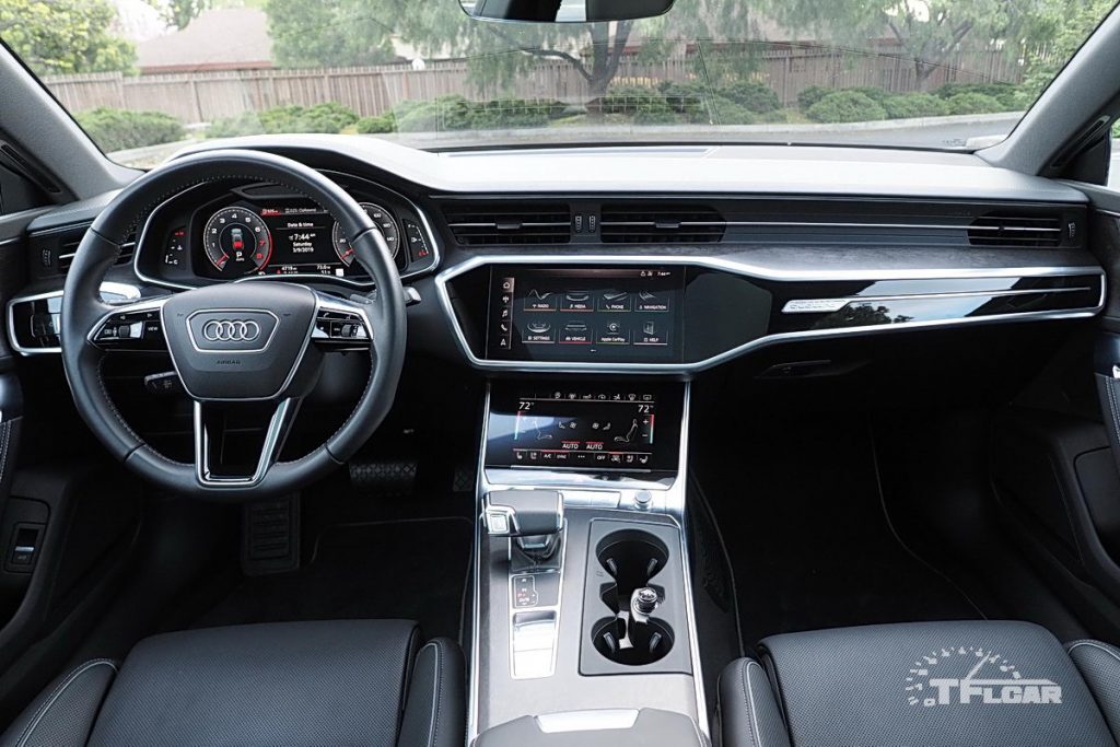2019 Audi A7 interior, front row