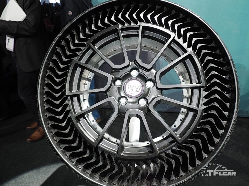 Michelin Uptis Prototype airless tire