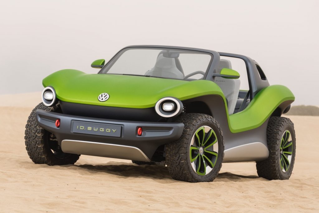 The Volkswagen ID. Buggy Hits The Sand At Pebble Beach