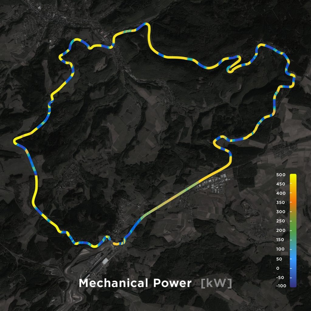 Tesla Nurburgring map
