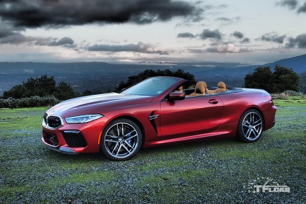 side view 2020 bmw m8 convertible