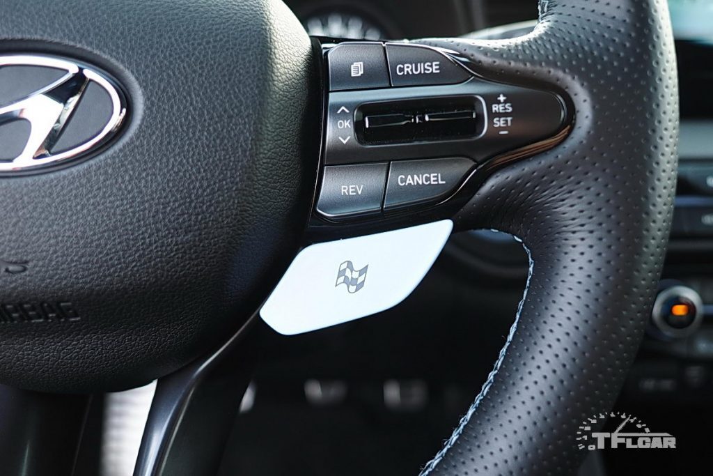steering wheel controls 2020 Hyundai Veloster N