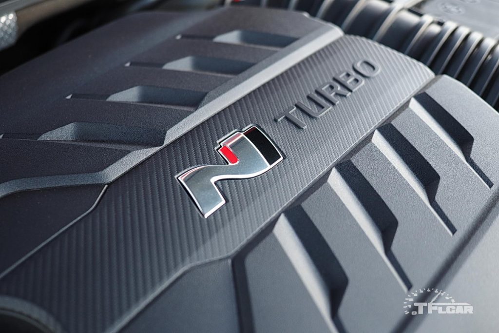 250 hp 2.0L turbocharged I-4 2020 Hyundai Veloster N