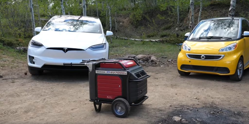 Can You Charge A Tesla (Or Any Other EV) While Camping? Let's Find Out!