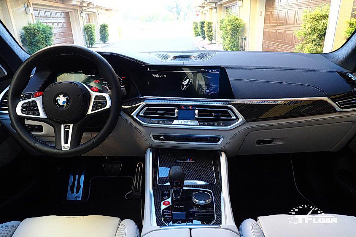 interior 2020 BMW X5 M