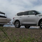 2012 infiniti qx56 towing tige boat