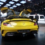 2013 detroit auto show naias mercedes benz sls black