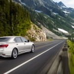 2013 lexus ls460 mountain road
