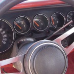 1970, dodge, challenger, gauges, stock