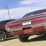 1970, dodge, challenger, v8, rear, tail, exhaust