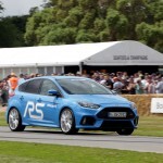 Ken Block drives the new Ford Focus RS at Goodwood 2015