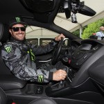 Ken Block and Ford Focus RS at Goodwood 2015