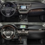 2015 Lexus ES400h Avalon dash compare