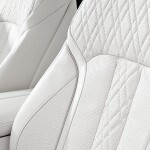 2016 BMW 7-Series leather seats w/quilted stitching