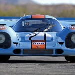 Restored Porsche 917K race car that won Le Mans 1970 and 1971