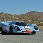 Restored Porsche 917K race car that won Le Mans 1970 and 1971