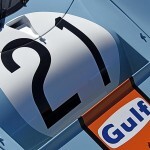 Restored Porsche 917K race car that won Le Mans 1970 and 1971