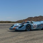 Restored Porsche 917K race car that won Le Mans 1970 and 1971
