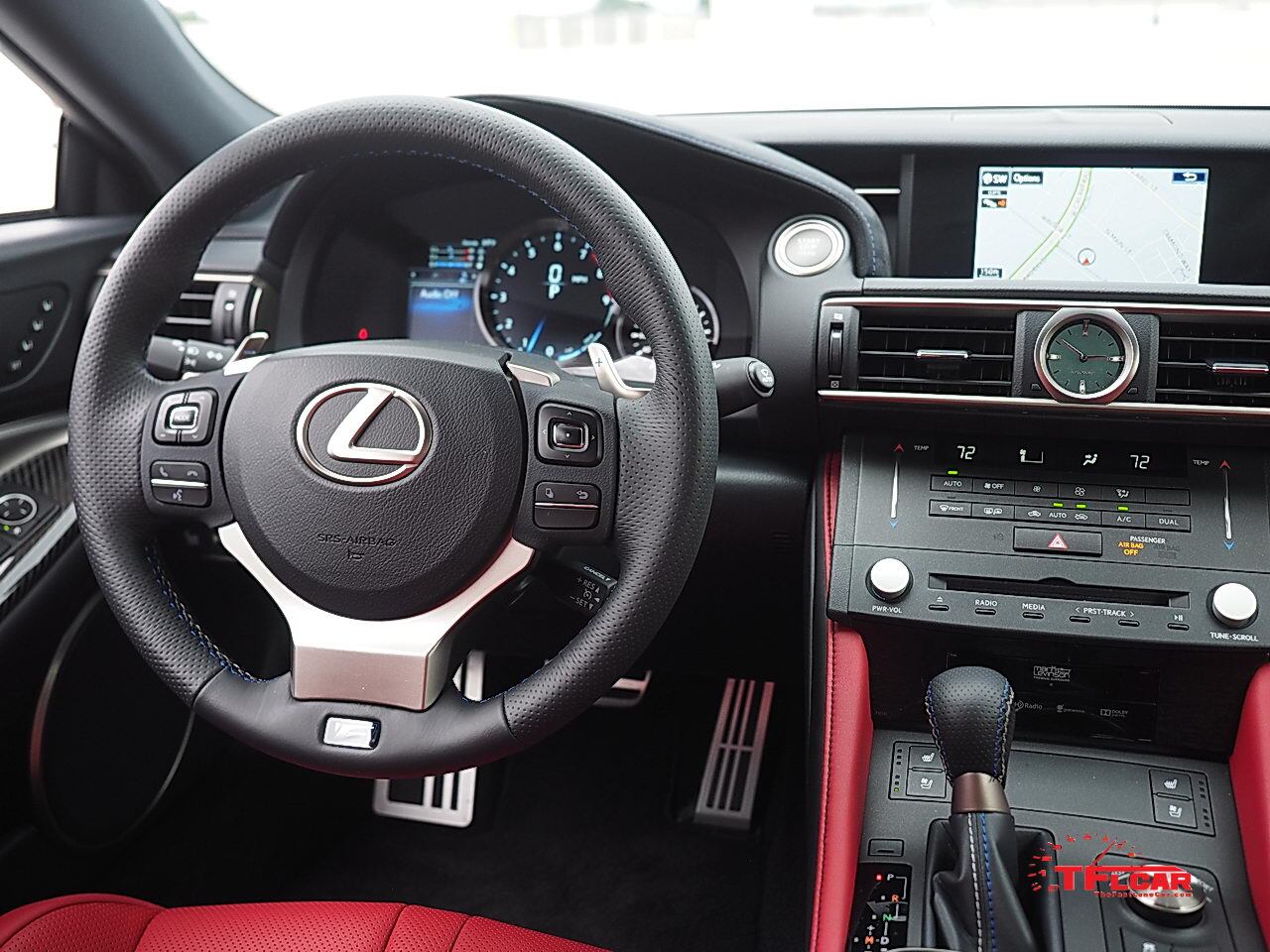 2016 Lexus RC F cockpit